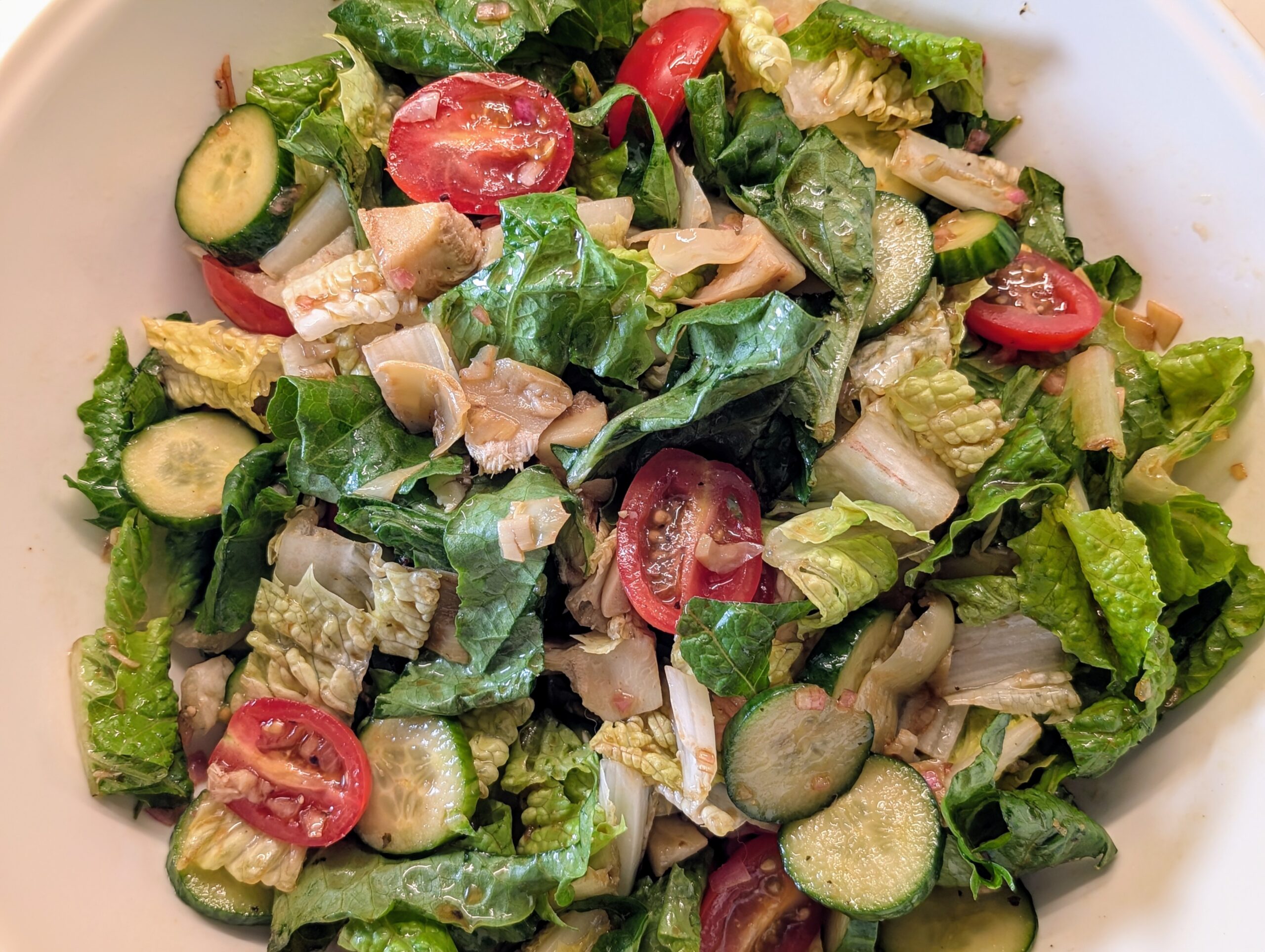 Pizzeria Style Romaine & Artichoke Salad